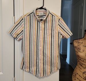 Goodfellow & Co Multicolor Striped Button Down Shirt